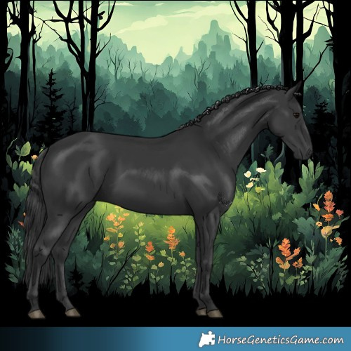 Horse Color:Black 