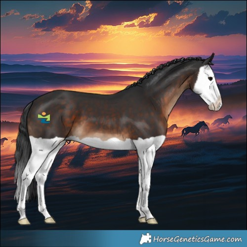 Horse Color:Brown Splash 