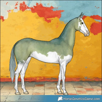 Horse Color:Watercolor Bay Splash 