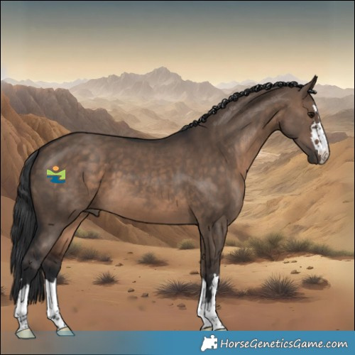 Horse Color:Brown Dun 