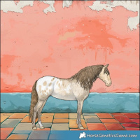Horse Color:Sable Cream Champagne Dun Appaloosa Brindle 