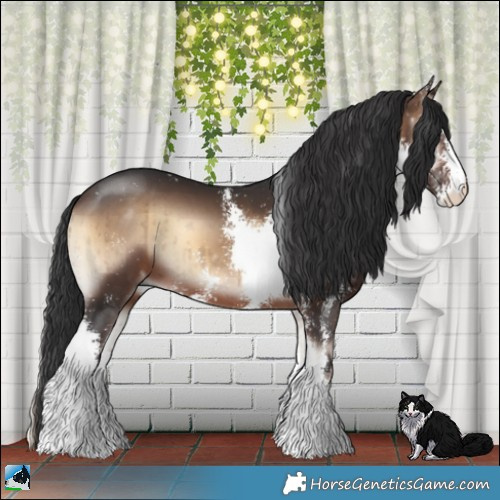 Horse Color:Brown Onyx Sabino Brindle 