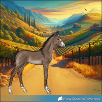 Horse Color:Liver Red Dun 