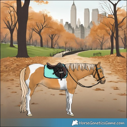 Horse Color:Palomino Tobiano