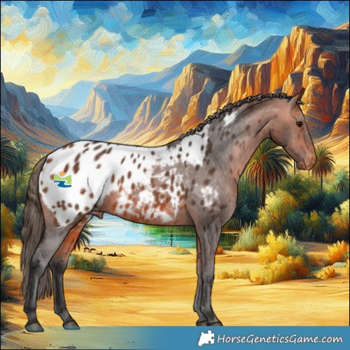 Horse Color:Bay Appaloosa 