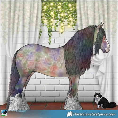 Horse Color:Nacre Brown Ice Dun 