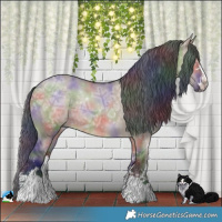 Horse Color:Nacre Brown Ice Dun 