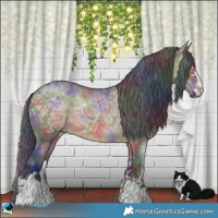 Horse Color:Nacre Brown Ice Dun
