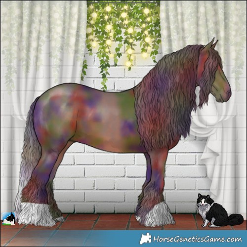 Horse Color:Nacre Chocolate Brown 