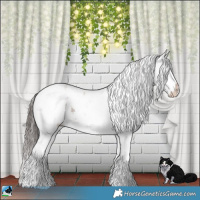 Horse Color:Classic Champagne Dun Mushroom Sabino 