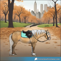 Horse Color:Gray Silver Amber Cream Champagne Dun Tobiano 