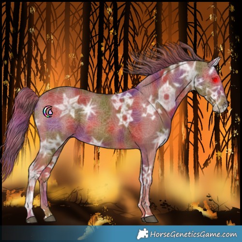 Horse Color:Nacre Chestnut Ice 