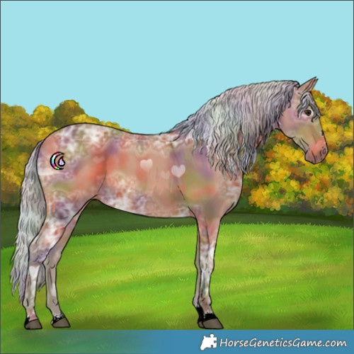 Horse Color:Nacre Silver Bay Ice