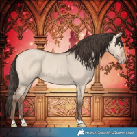 Horse Color:Amber Champagne Dun 