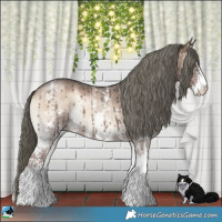 Horse Color:Liver Red Dun Onyx Mushroom Sabino Rabicano Brindle
