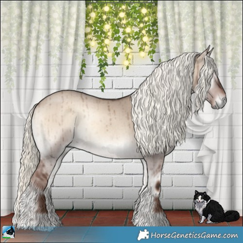 Horse Color:Liver Red Dun Onyx Mushroom Rabicano Brindle