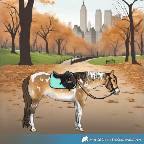 Horse Color:White Spotted Buckskin Tobiano Rabicano