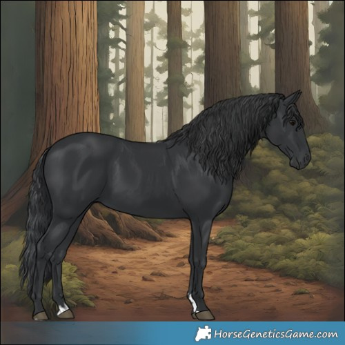 Horse Color:Black 