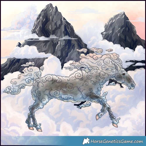 Horse Color:Midnight Silver Brown Ice Dun Appaloosa