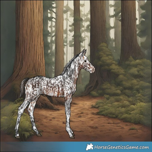 Horse Color:Brown  and Buckskin Leopard 