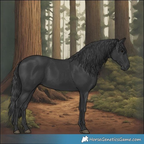 Horse Color:Black 