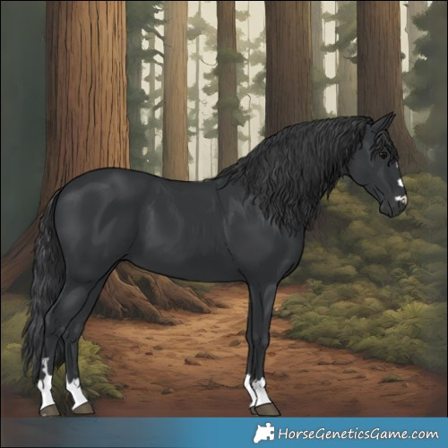 Horse Color:Black 