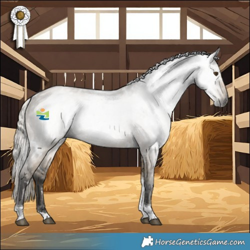 Horse Color:Gray White Spotted Silver Smoky Grullo Tobiano 