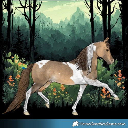 Horse Color:Buckskin Dun Tobiano Appaloosa 