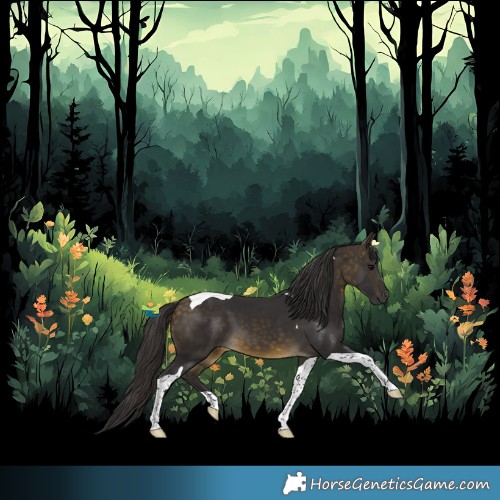 Horse Color:Buckskin Tobiano 