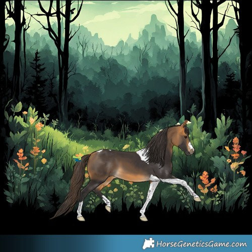 Horse Color:Buckskin Tobiano 