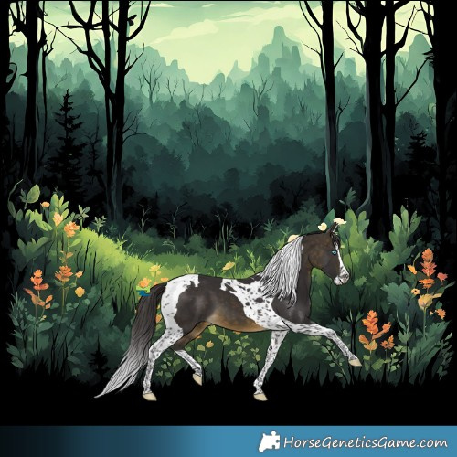 Horse Color:Buckskin Splash Tobiano 