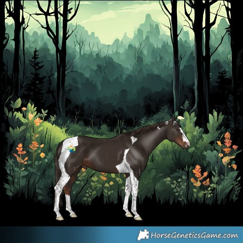 Horse Color:Liver Chestnut Tobiano 