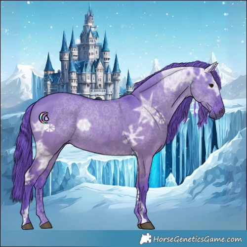 Horse Color:Watercolor Grullo Ice 