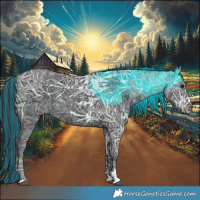 Horse Color:Painted Smoky Black Ice