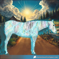 Horse Color:Thunderstruck Smoky Blue Onyx Ice Sabino 