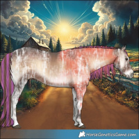 Horse Color:Painted Liver Red Onyx Ice 