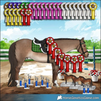 Horse Color:Liver Red Dun 