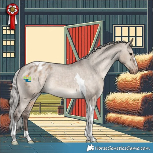 Horse Color:Silver Brown Dun Tobiano Appaloosa 