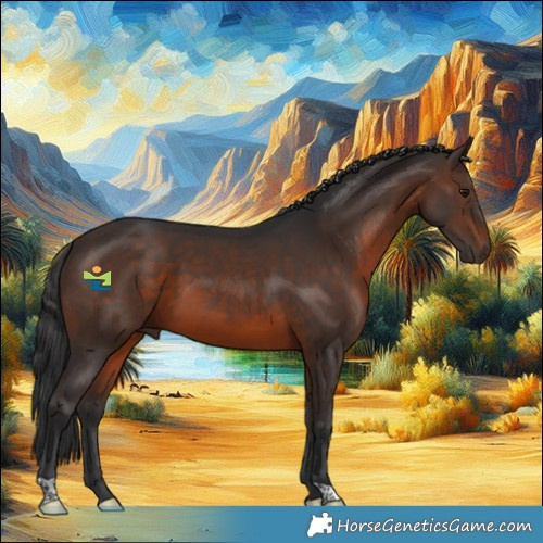 Horse Color:Brown 