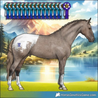 Horse Color:Liver Red Dun Varnish Brindle 