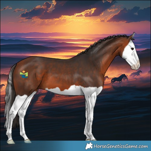 Horse Color:Bay Splash 