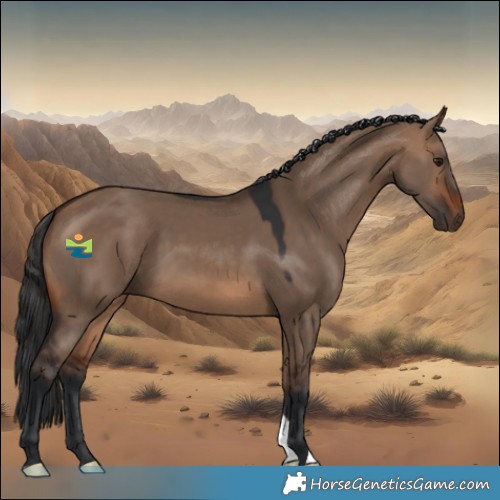 Horse Color:Brown Dun 