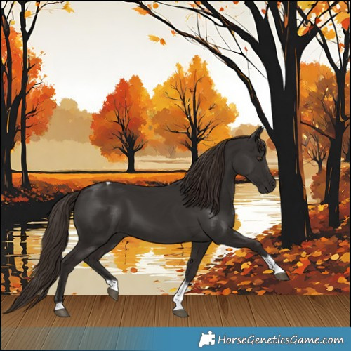 Horse Color:Liver Chestnut Tobiano 