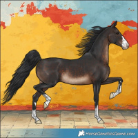 Horse Color:Brown 