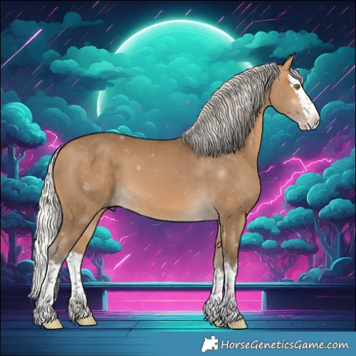 Horse Color:Silver Buckskin Splash 