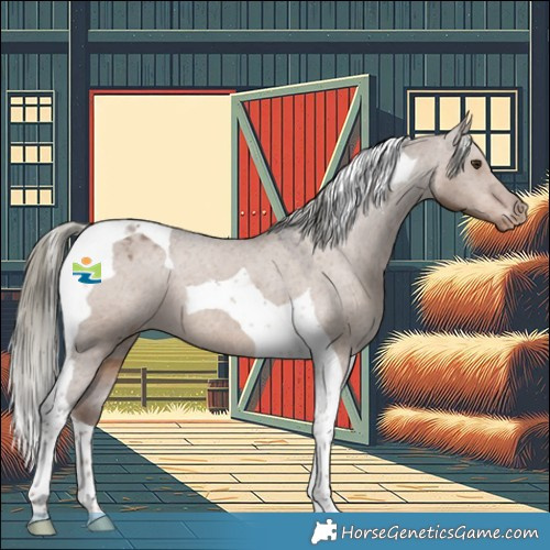 Horse Color:Liver Red Dun Mushroom Tobiano Appaloosa 