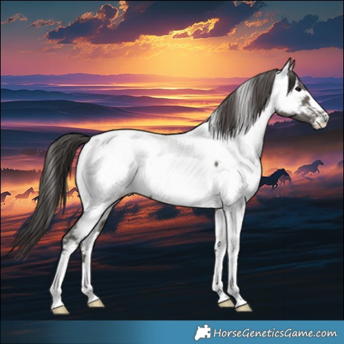 Horse Color:Grullo Near Fewspot 