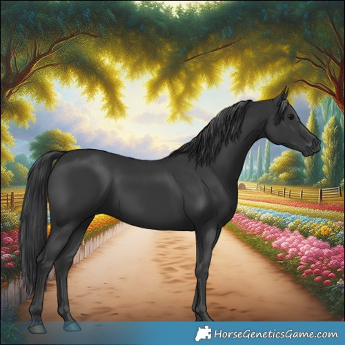 Horse Color:Black 