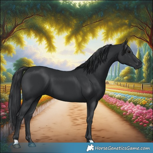 Horse Color:Black 
