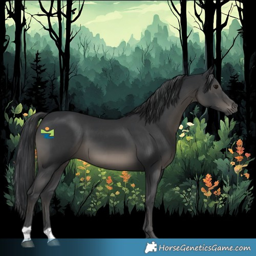 Horse Color:Black 